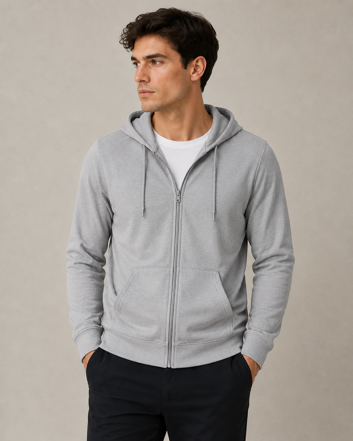Lightweight Zip Hoodie