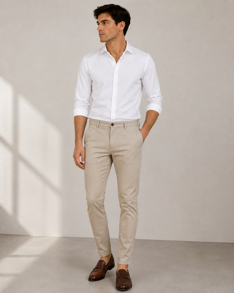 Slim Fit Chino Trousers