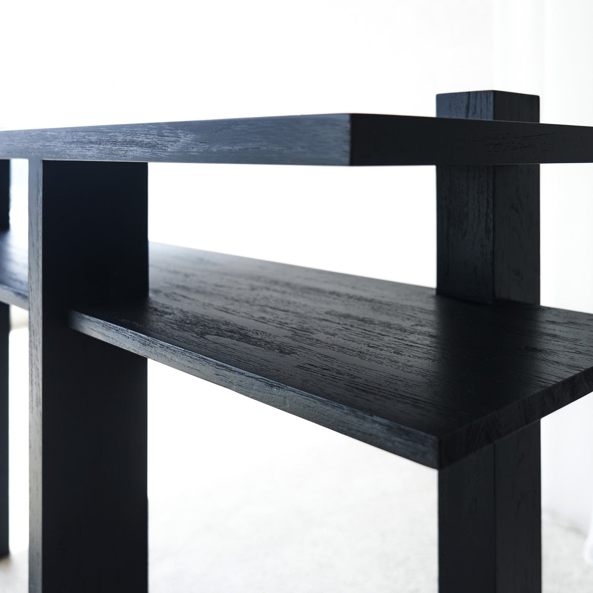Ethnicraft abstract TV console in black - Originals Furniture SIngapore