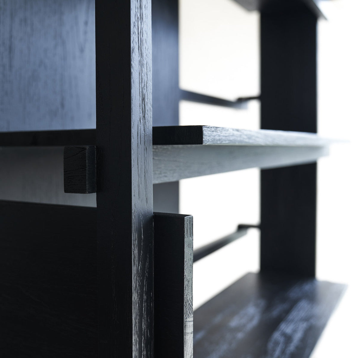 Ethnicraft abstract rack in black - Originals Furniture SIngapore
