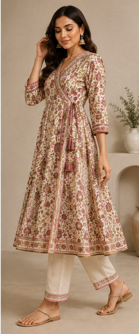 Diya Angrakha Kurta