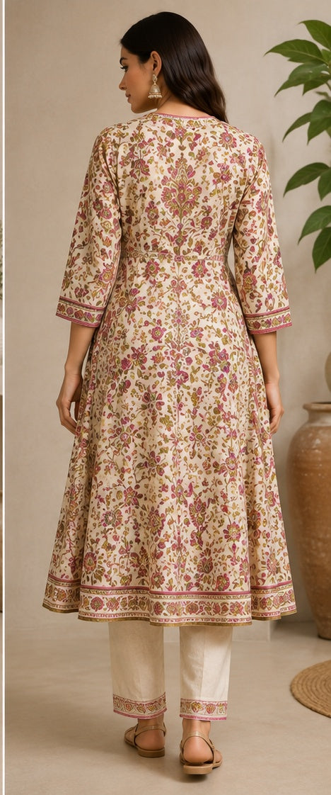 Diya Angrakha Kurta