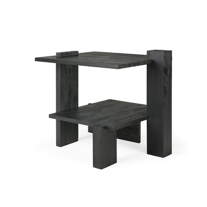 Ethnicraft Abstract Side Table | Black Teak