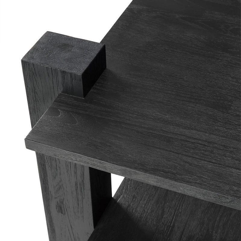 Ethnicraft Abstract Side Table | Black Teak