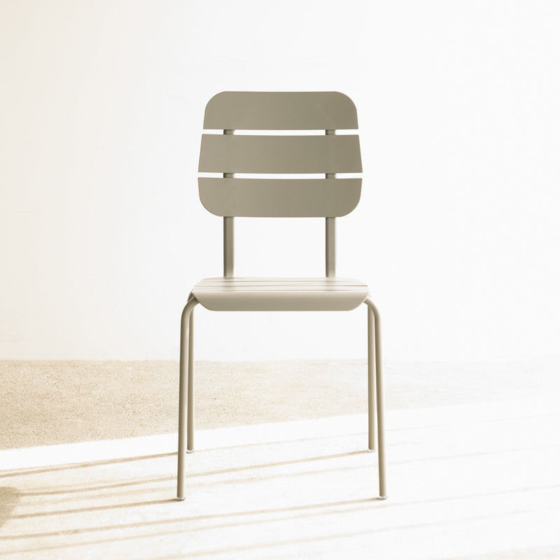 Alicante Outdoor Metal Dining Chair in Light Grey from Originals Furniture Singapore