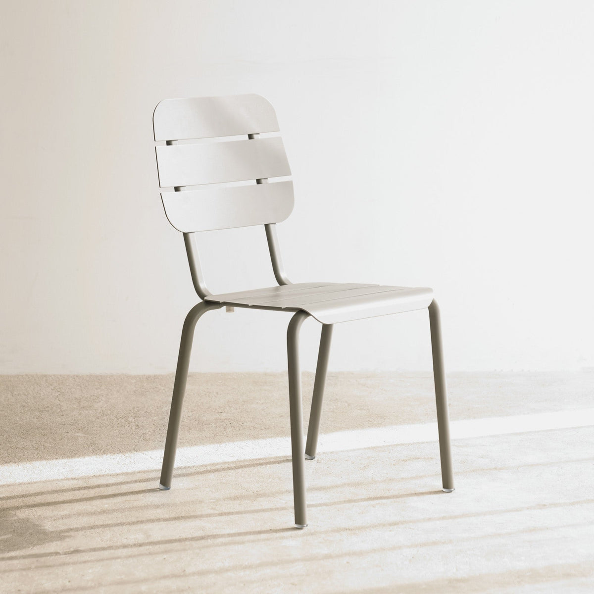 Alicante Outdoor Metal Dining Chair in Light Grey from Originals Furniture Singapore