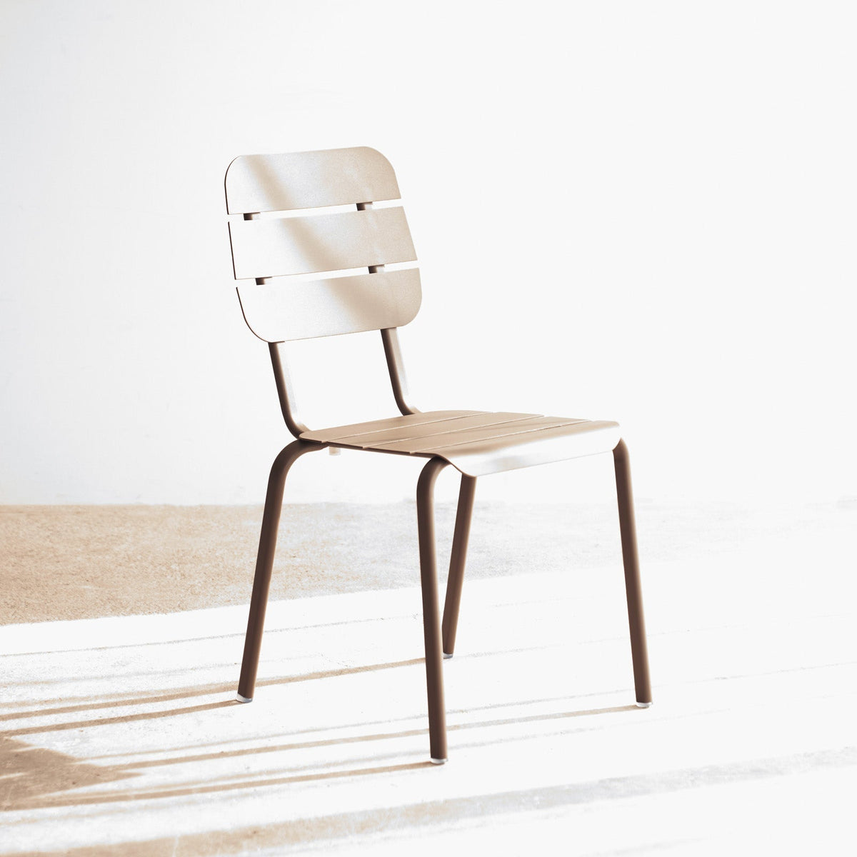 Alicante Outdoor Metal Dining Chair in Moka Brown from Originals Furniture Singapore