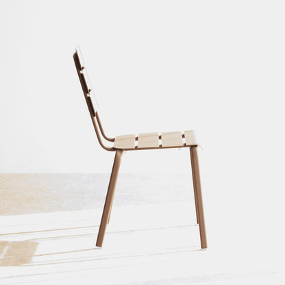 Alicante Outdoor Metal Dining Chair in Moka Brown from Originals Furniture Singapore