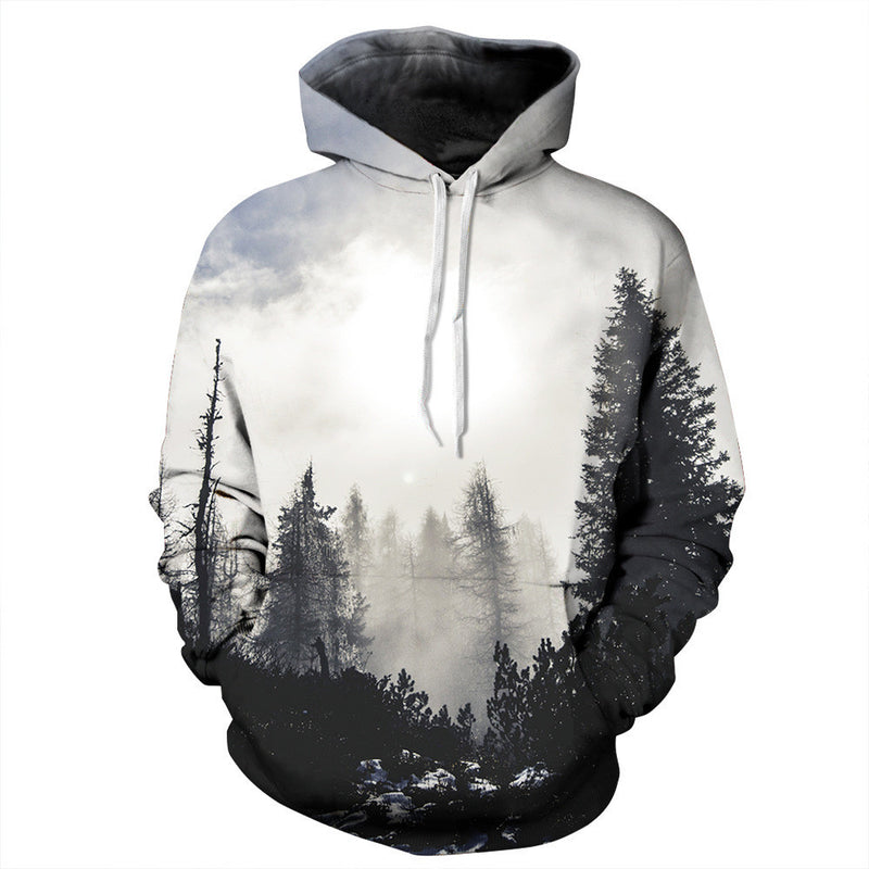 Women Men Couples 3D Printed Sweatshirt Pullover Hoodies