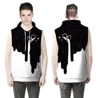 Women/Men Unisex Sleeveless 3D Print Hoodies