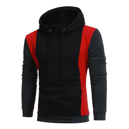 Men Red Black Hoodies & Sweatshirts With Hat