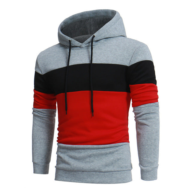 Men Red Black Hoodies & Sweatshirts With Hat